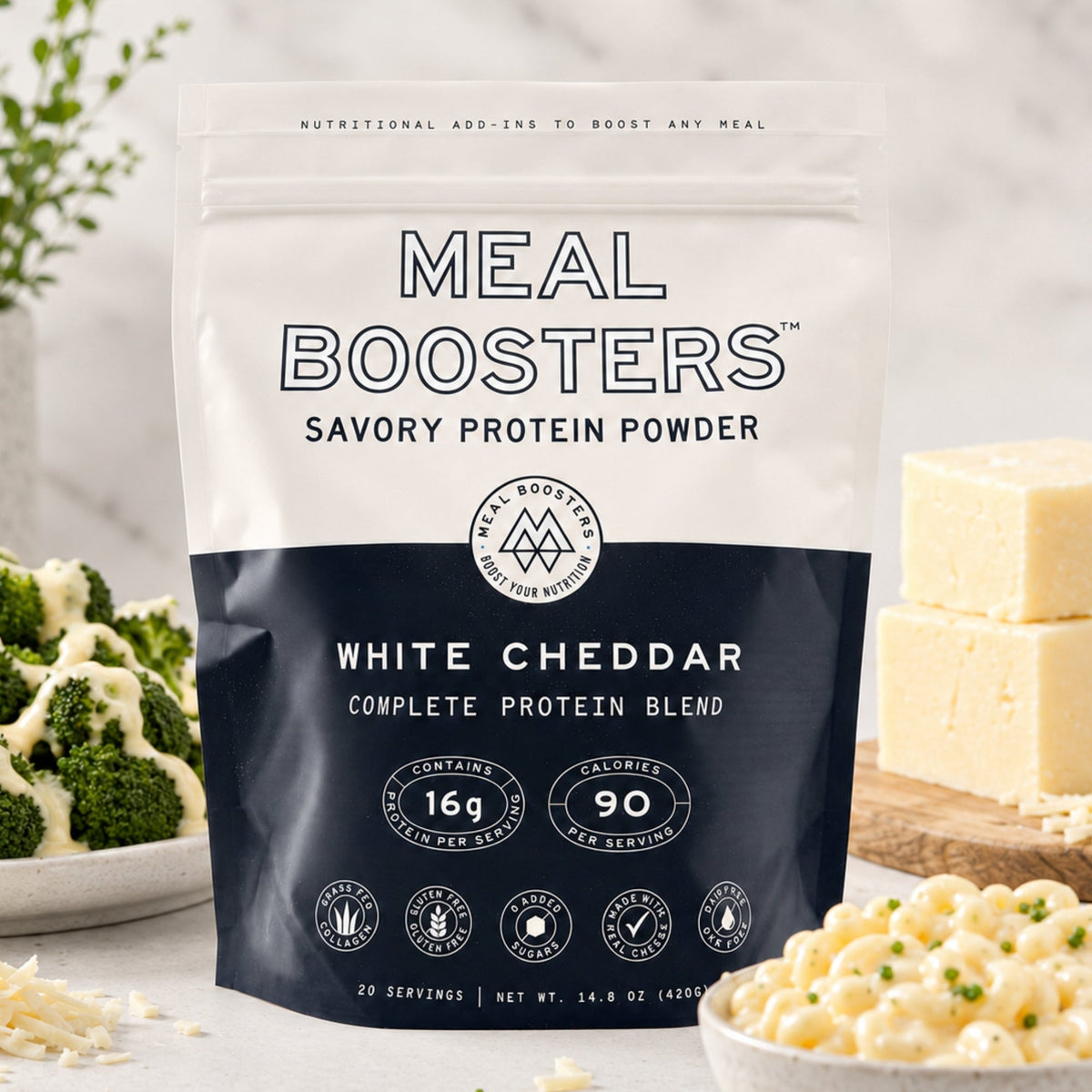 White Cheddar Collagen+ Protein Blend