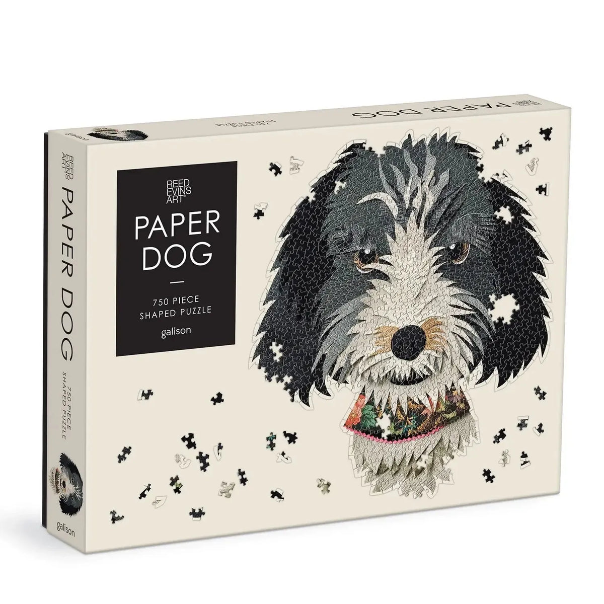 Paper Dog 750-Piece Shaped Puzzle
