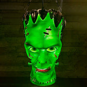 Giant Frankenstein Monster Pendant Lantern Prop 20-Inch-Tall Waterproof Outdoor Halloween Decoration