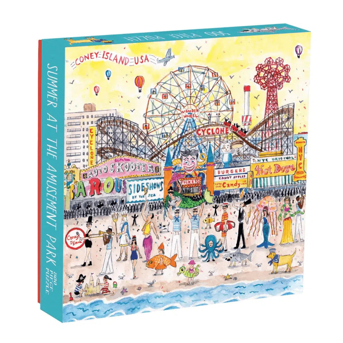 Summer at the Amusement Park 500-Piece Puzzle