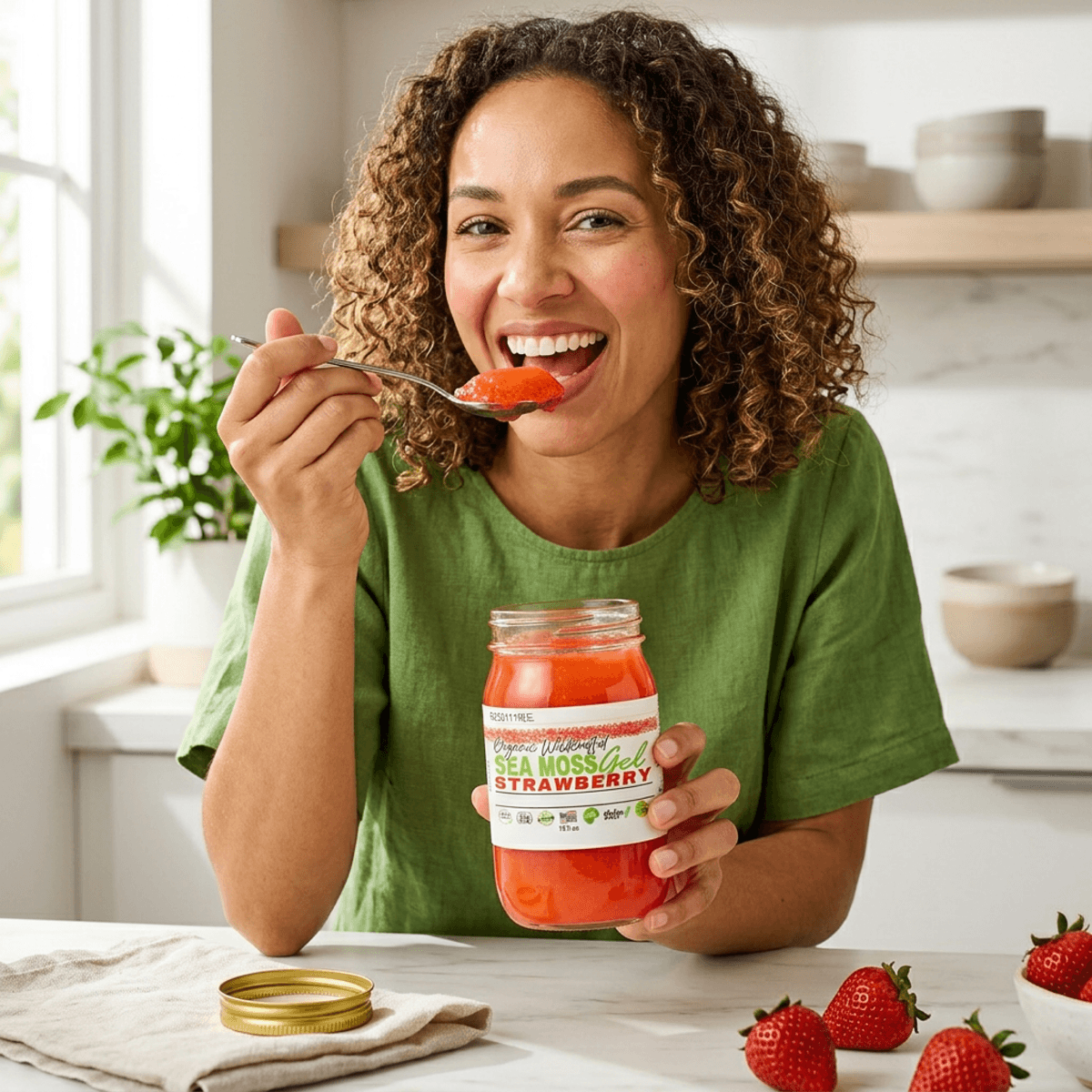Strawberry Sea Moss Gel