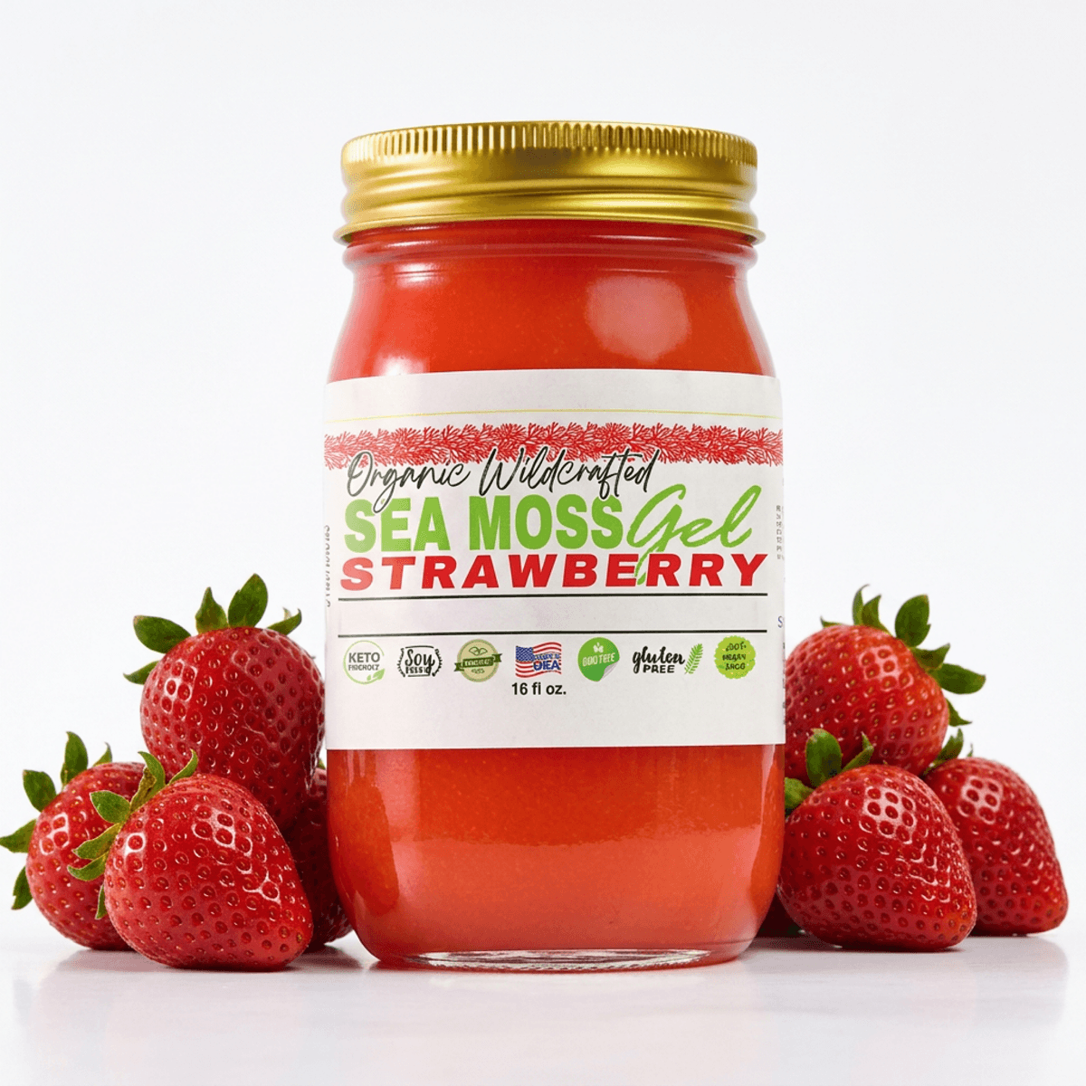 Strawberry Sea Moss Gel