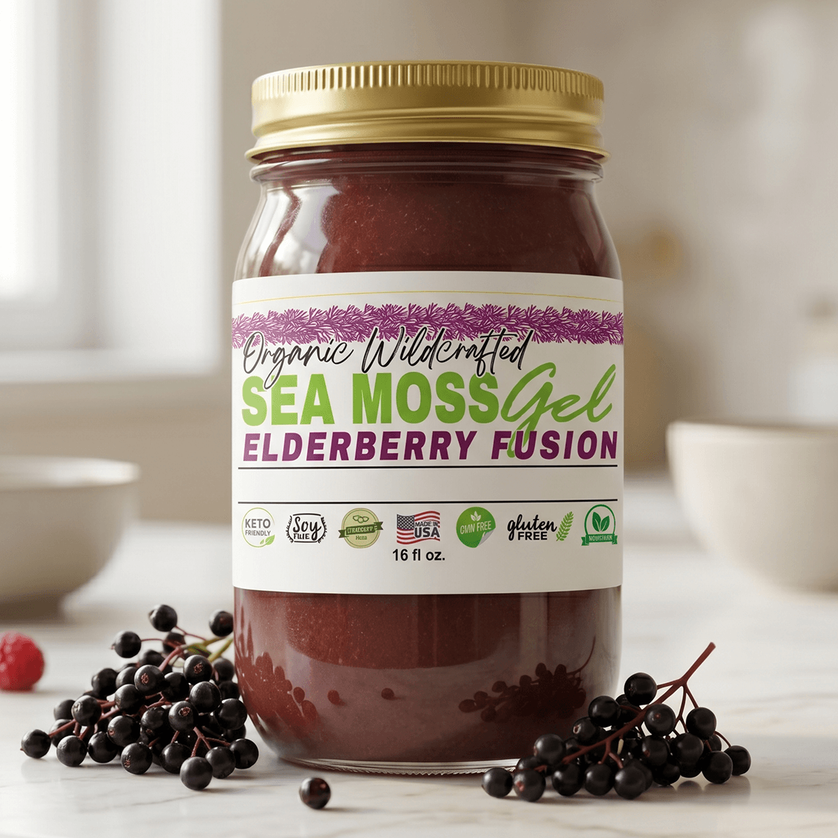 Elderberry Sea Moss Gel