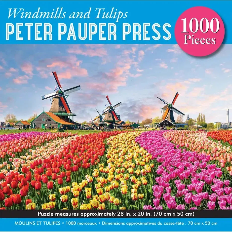 Windmills & Tulips 1000-Piece Puzzle