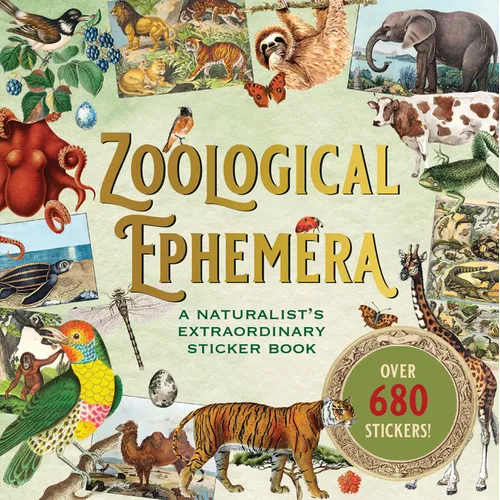 Zoological Ephemera Sticker Book