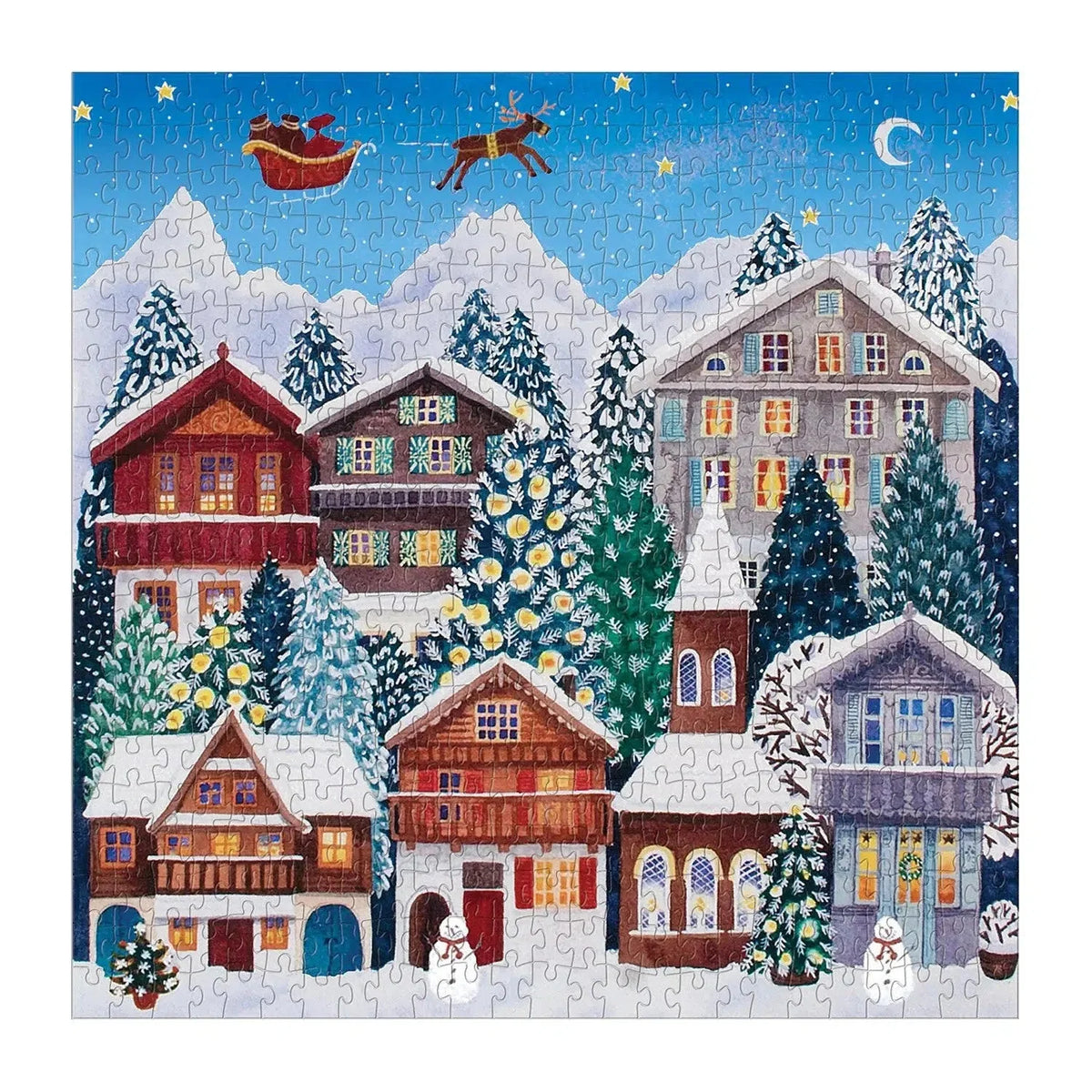Yuletide Village 500-Piece Puzzle