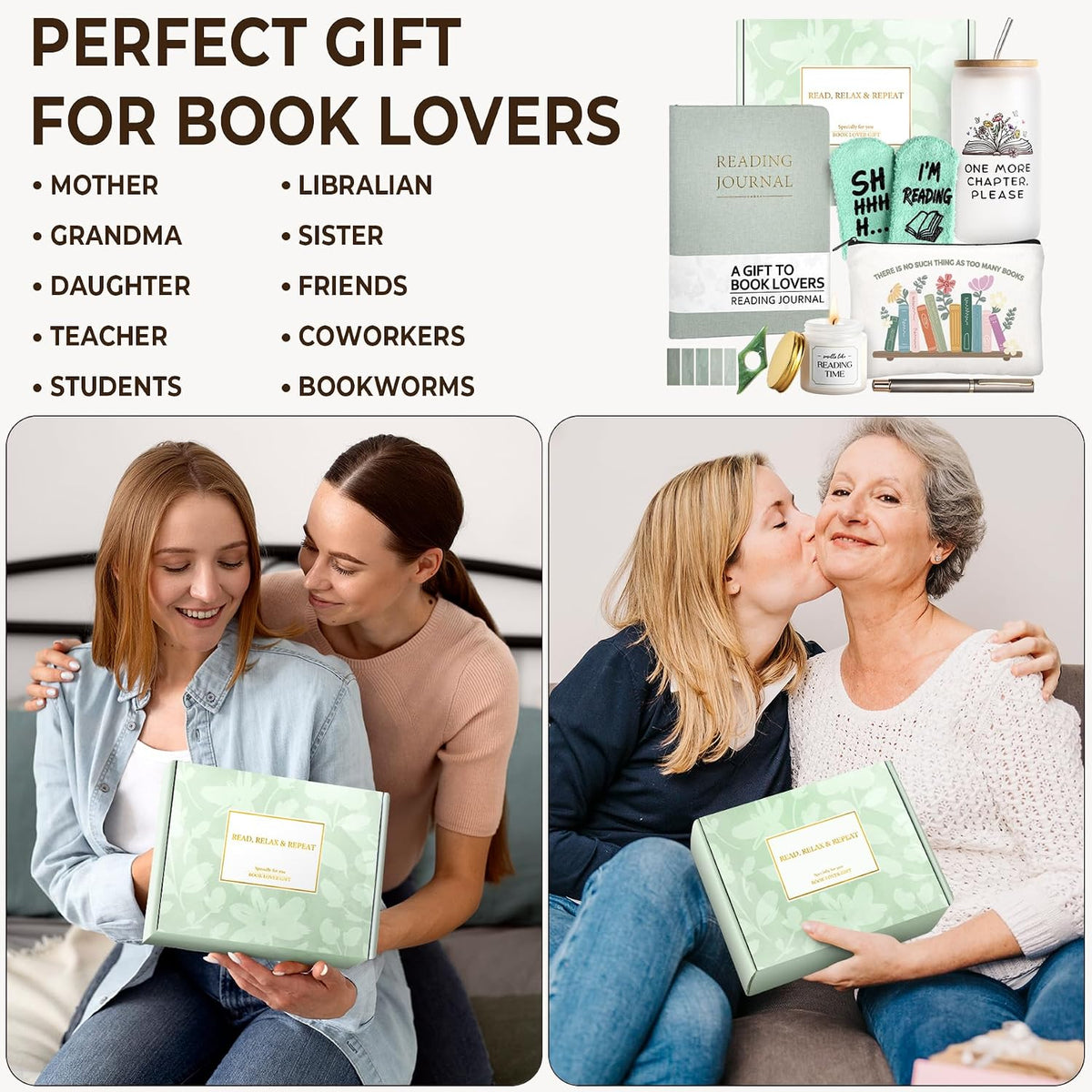 Book Lover Gifts for Women Bookish Accessories Reading Lovers Bookworm Gift